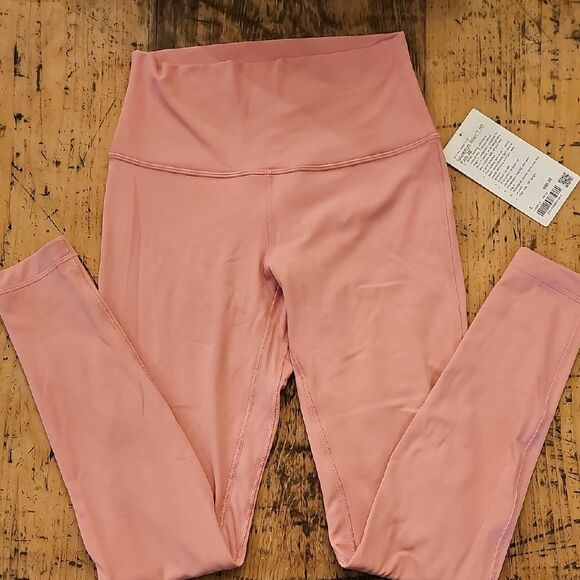 LULULEMON Align High-Rise 28" Pink Leggings Size 6 - Picture 1 of 5